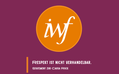 IWF-Statement zur Causa Ruck